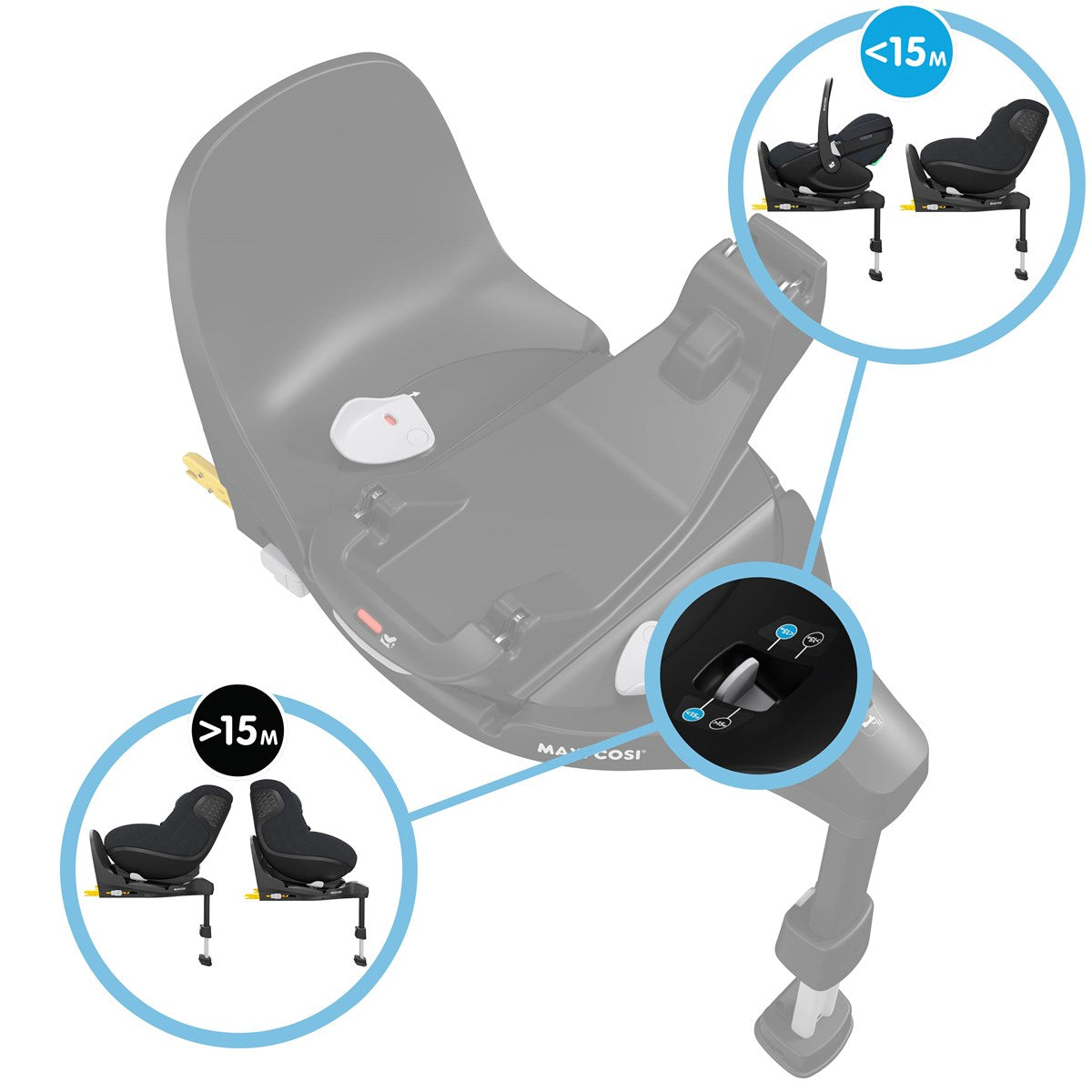 Maxi-Cosi Pebble 360 Pro² And Family Fix 360 Base, Twillic Black
