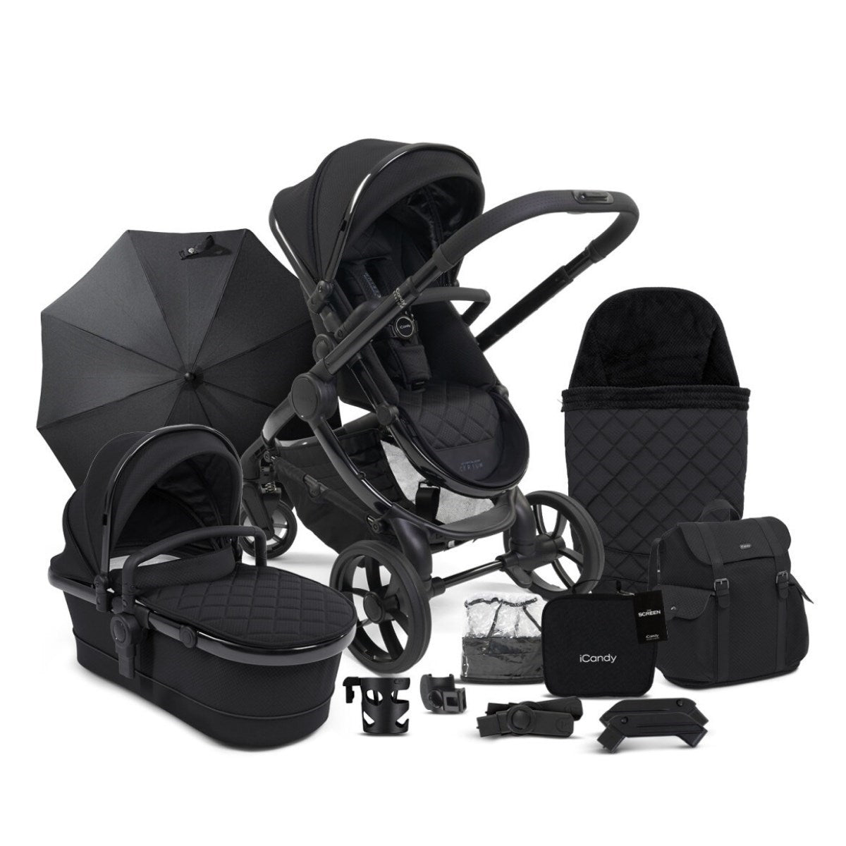 iCandy Peach 7 Designer Collection Cerium Complete Bundle with Cocoon/Base
