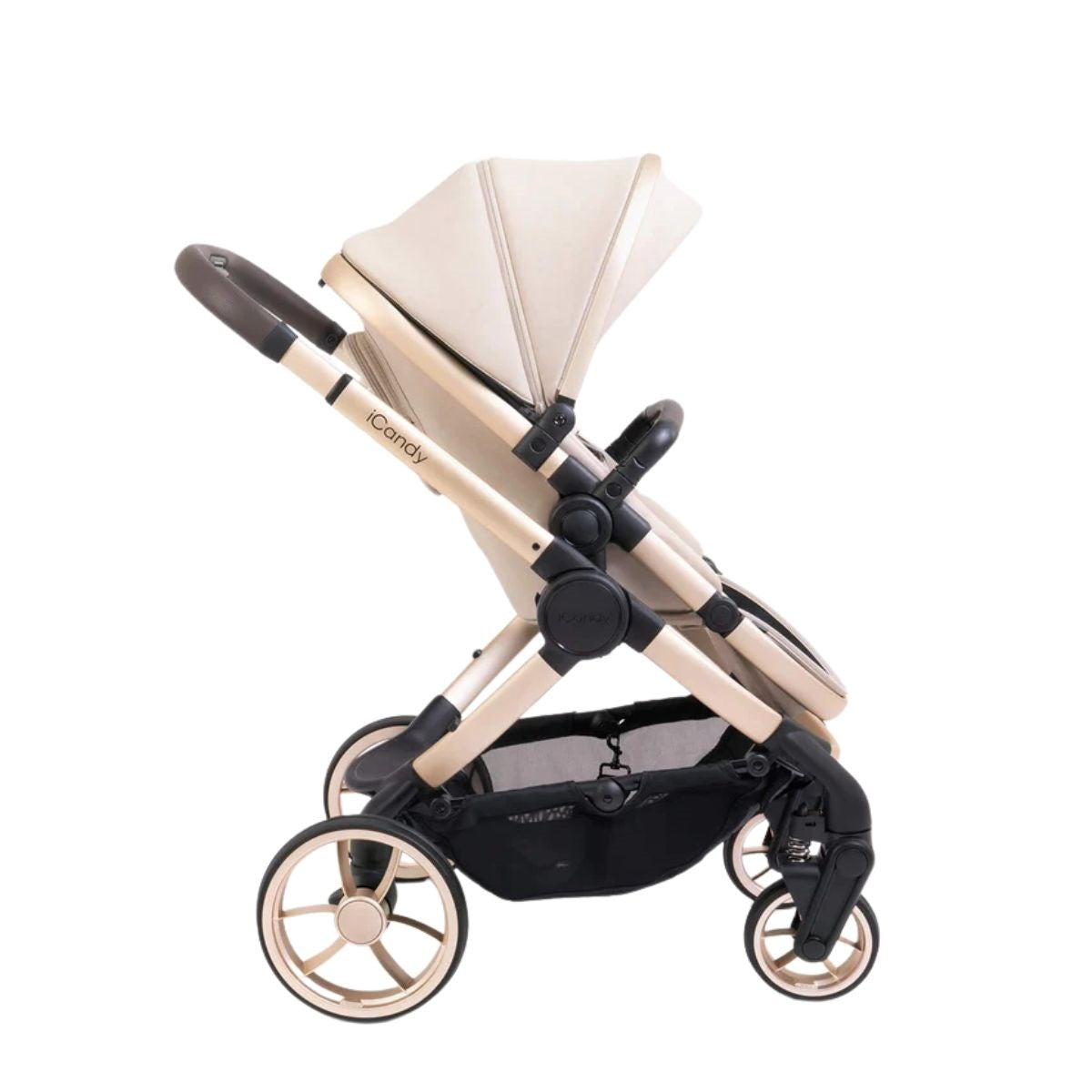 iCandy Peach 7 Premium Bundle With Maxi-Cosi Car Seat And Bouncer And Bedside Crib