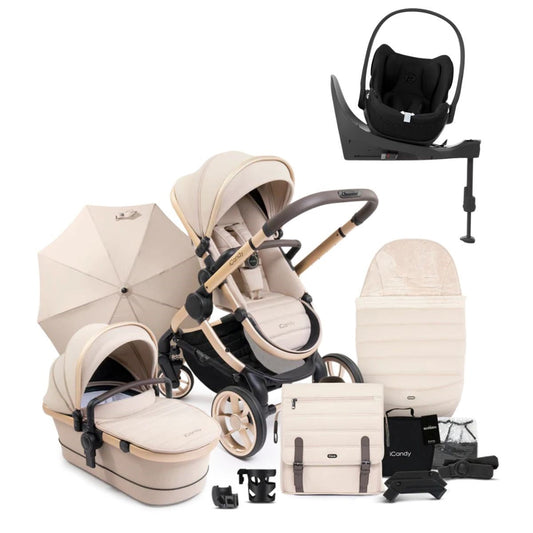 iCandy Peach 7 Luxury Travel System, Cybex Cloud T And Base T