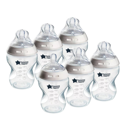 Tommee Tippee Natural Start Baby Bottles, 6 Pack