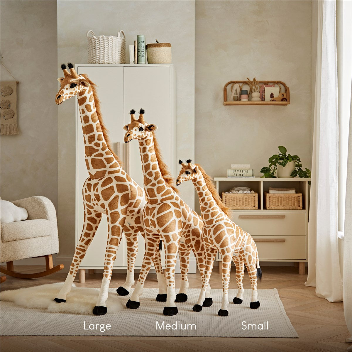 CuddleCo Standing Giraffe Stuffed Animal