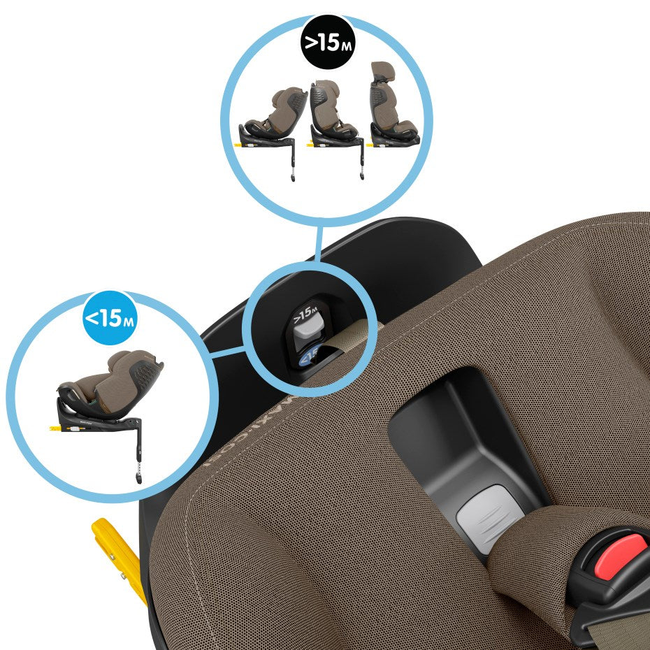 Maxi-Cosi Emerald 360 Pro Swivel Rotating i-Size Car Seat 40-150cm 0-12 Years