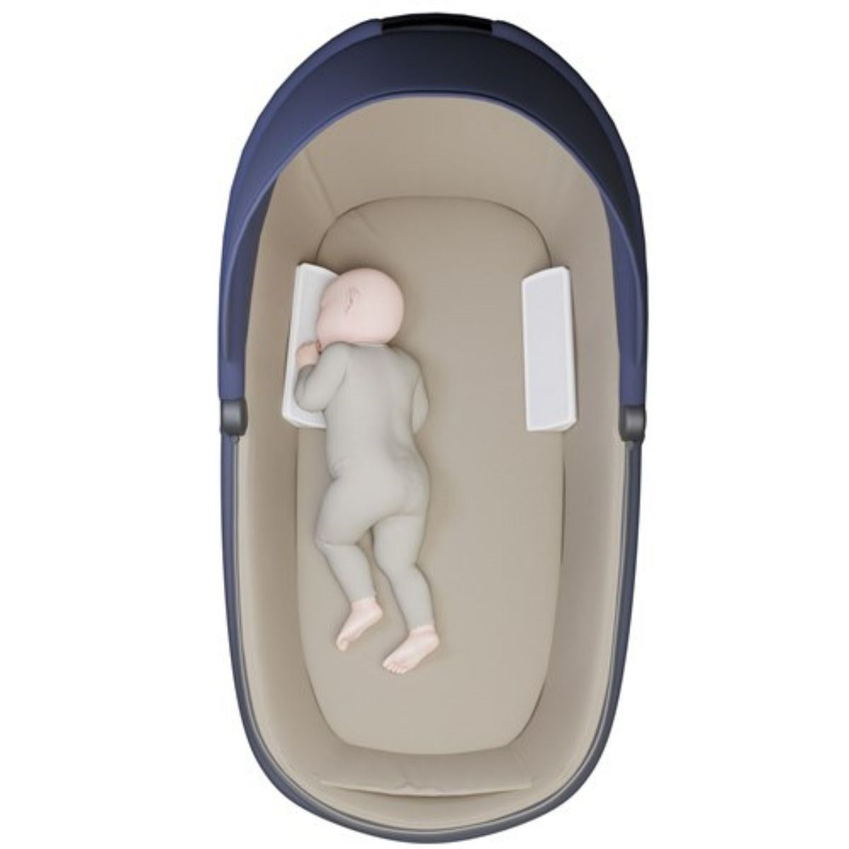 Snooze Secure – 3D Air Mesh Baby Sleep Positioner to Help Prevent SIDS & Reduce CO₂ Rebreathing