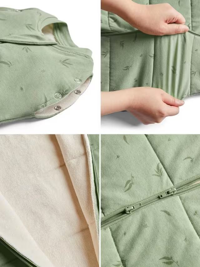 ergoPouch - Organic Winter Cocoon Swaddle Sleeping Bag - Hedgehog 2.5 TOG 3-6m