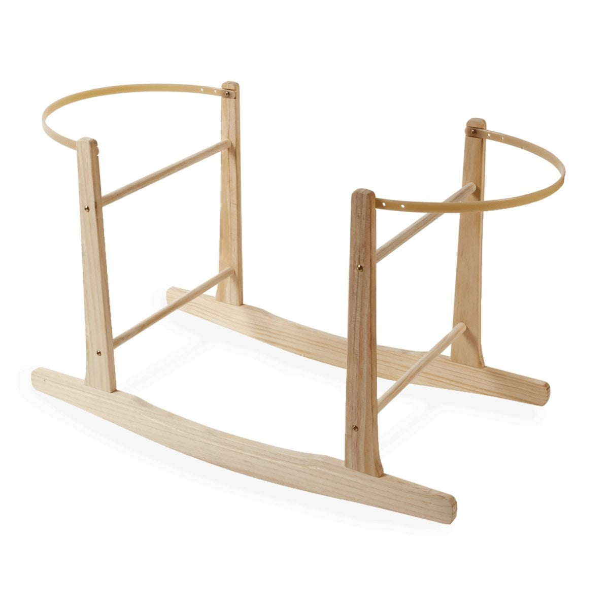 Clair De Lune Standard Rocking Wooden Moses Basket Stand