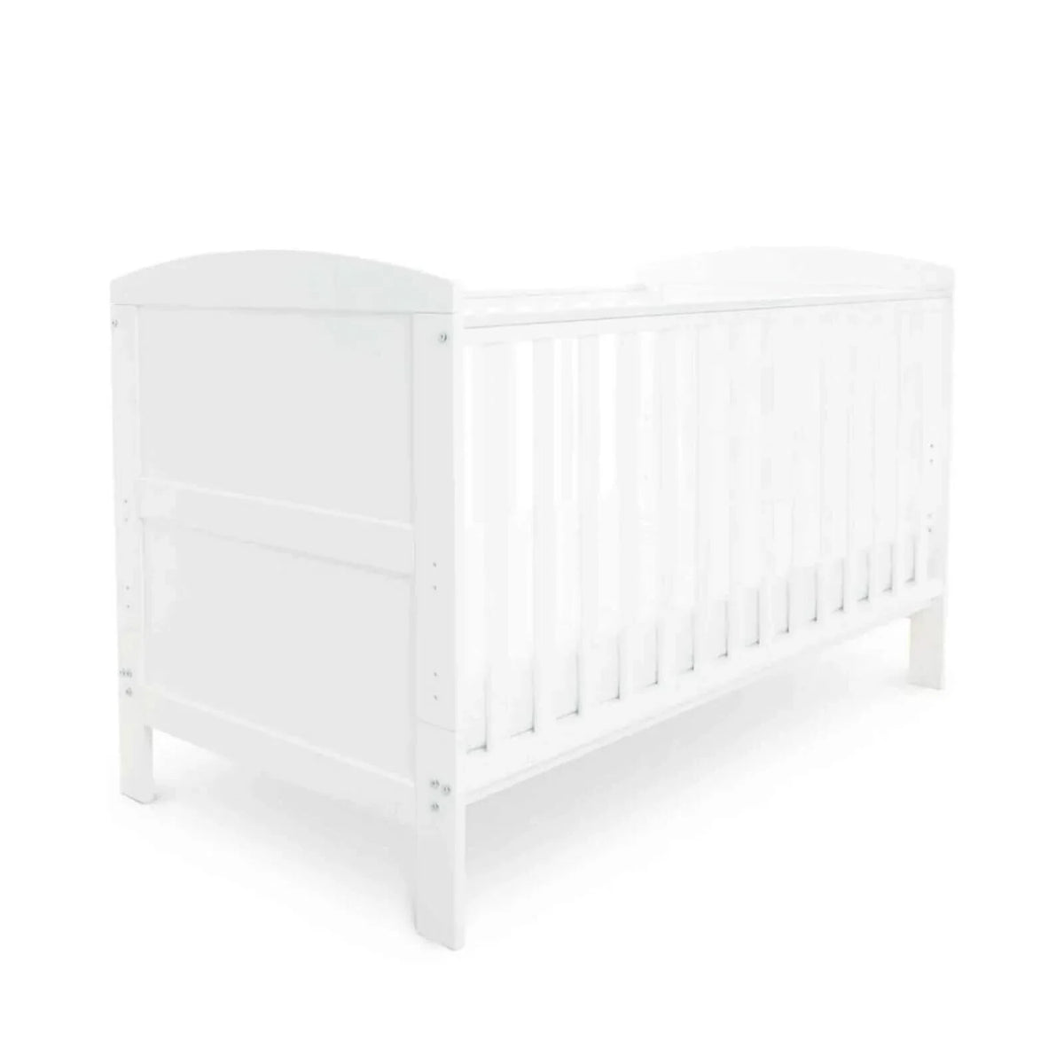 Ickle Bubba Coleby Classic Cot Bed White - Fibre Mattress