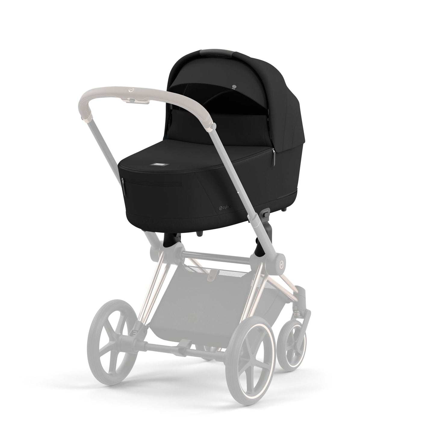 Cybex Priam Pram & Pushchair, Sepia Black on Rose Gold