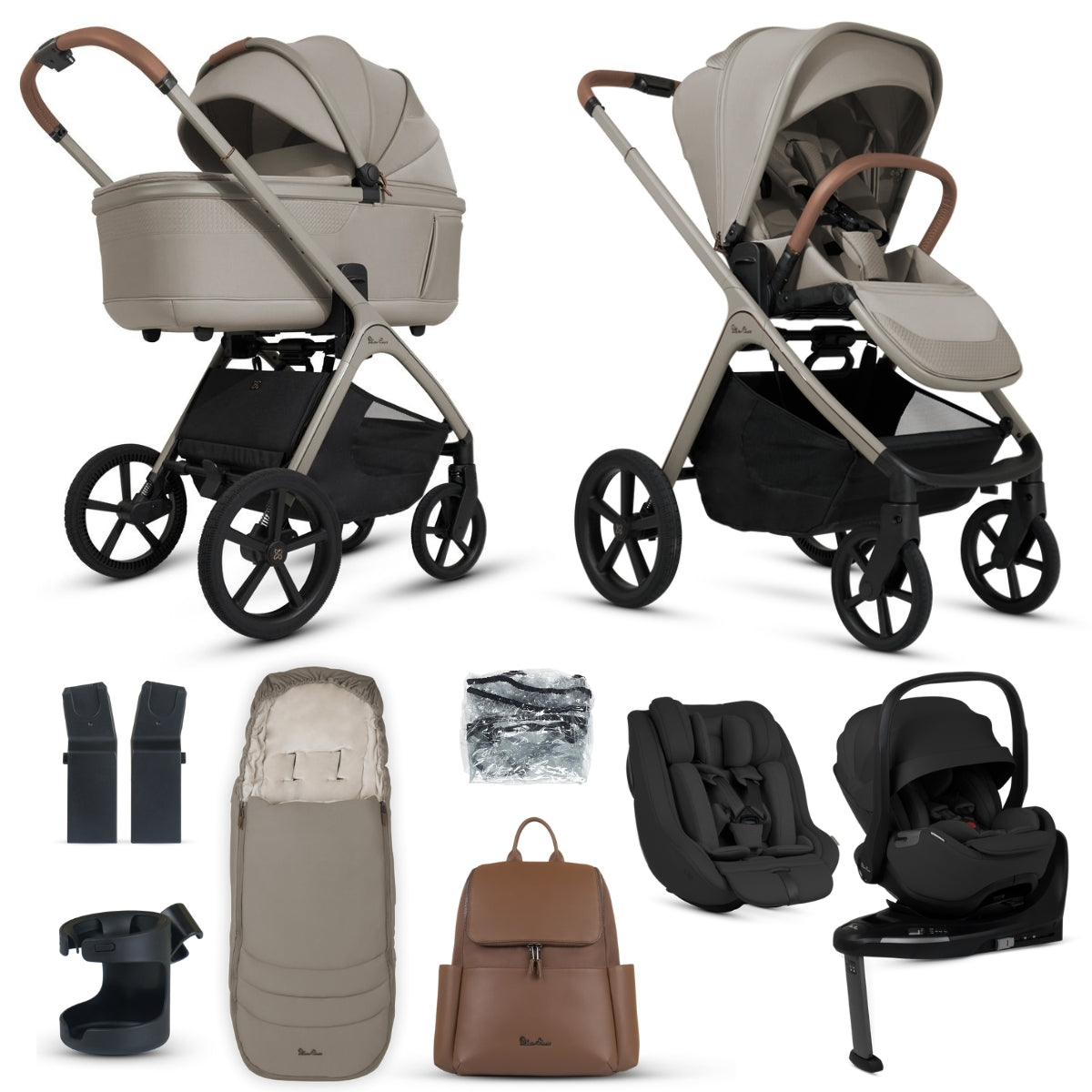 Silver Cross Cove Ultimate 360 Family Car Seat Bundle