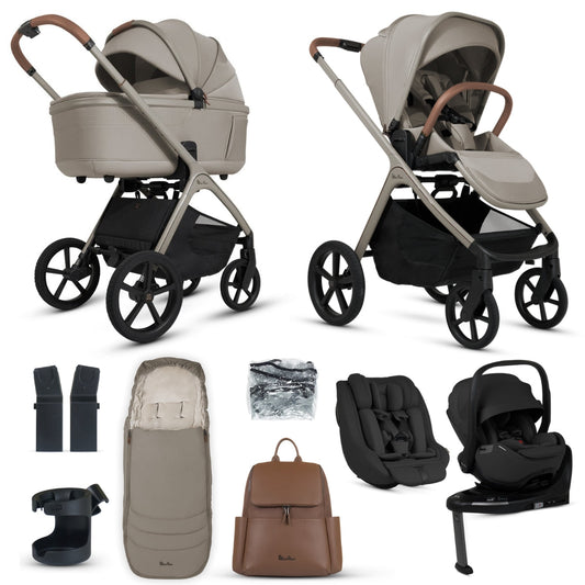 Silver Cross Cove Ultimate 360 Family Car Seat Bundle