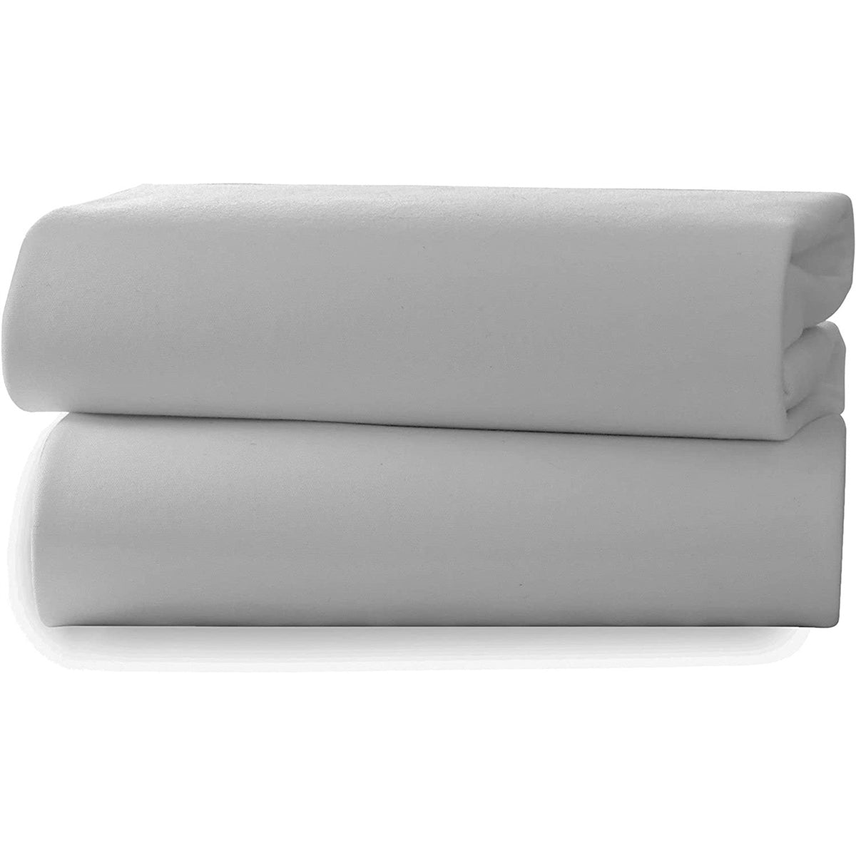 Clair De Lune 2 Cotton Jersey Fitted Cot Bed Sheets, 140 x 70 cm
