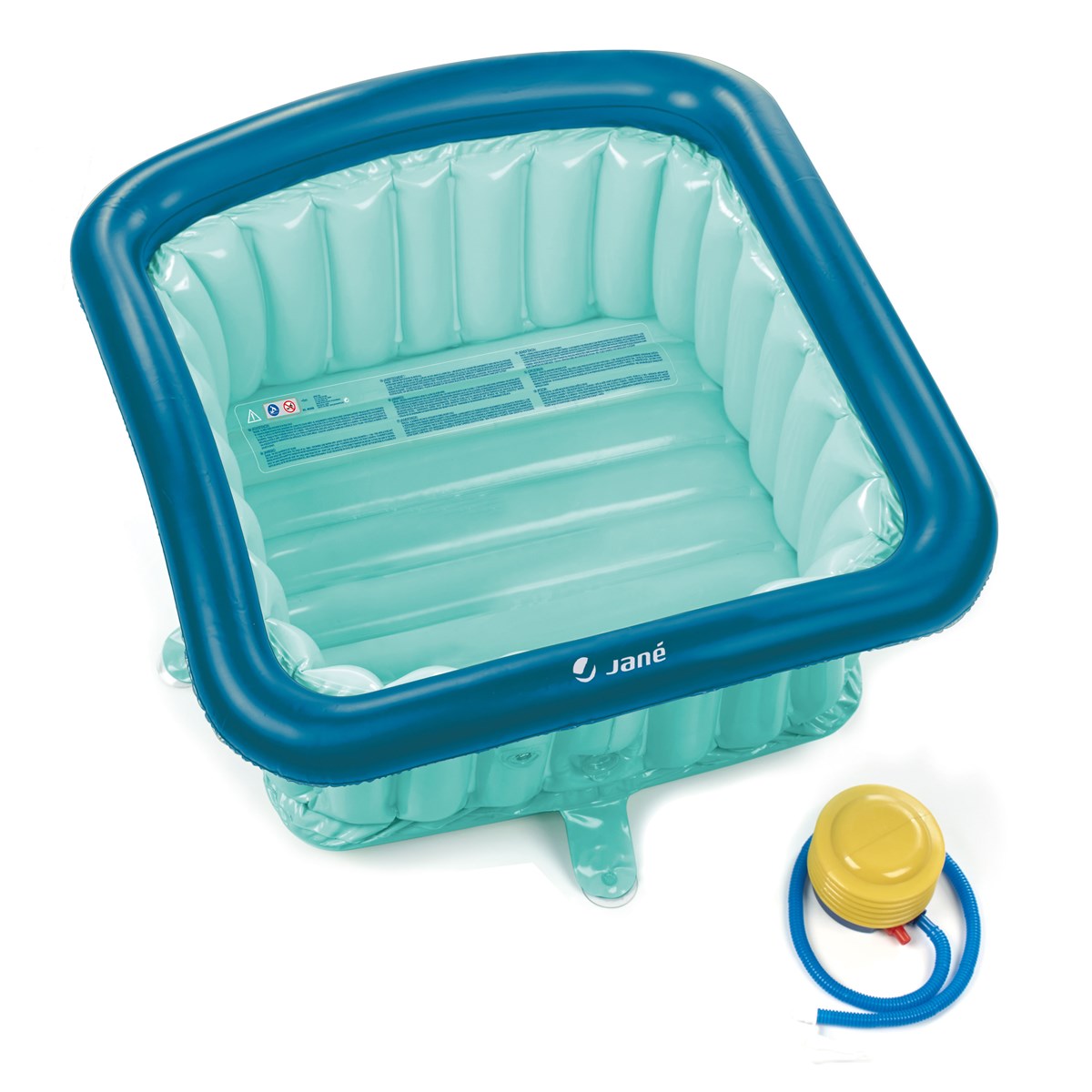 Jané Square Inflatable Bath Tub – Fits Shower Trays, 70L, 0–5 Years