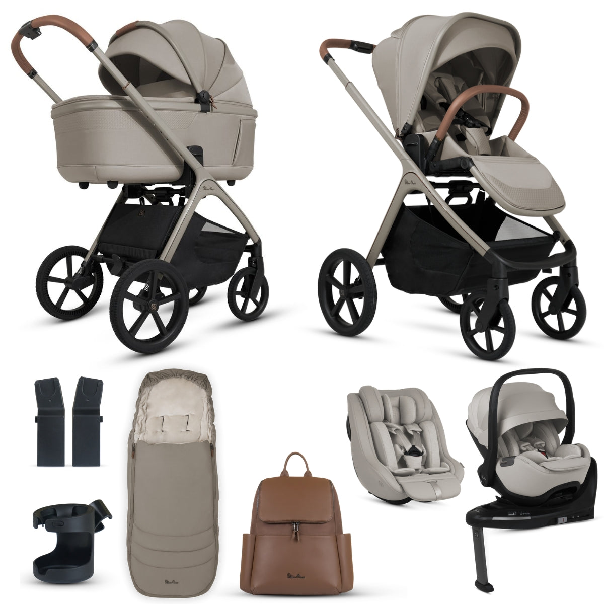 Silver Cross Cove Ultimate 360 Family Car Seat Bundle