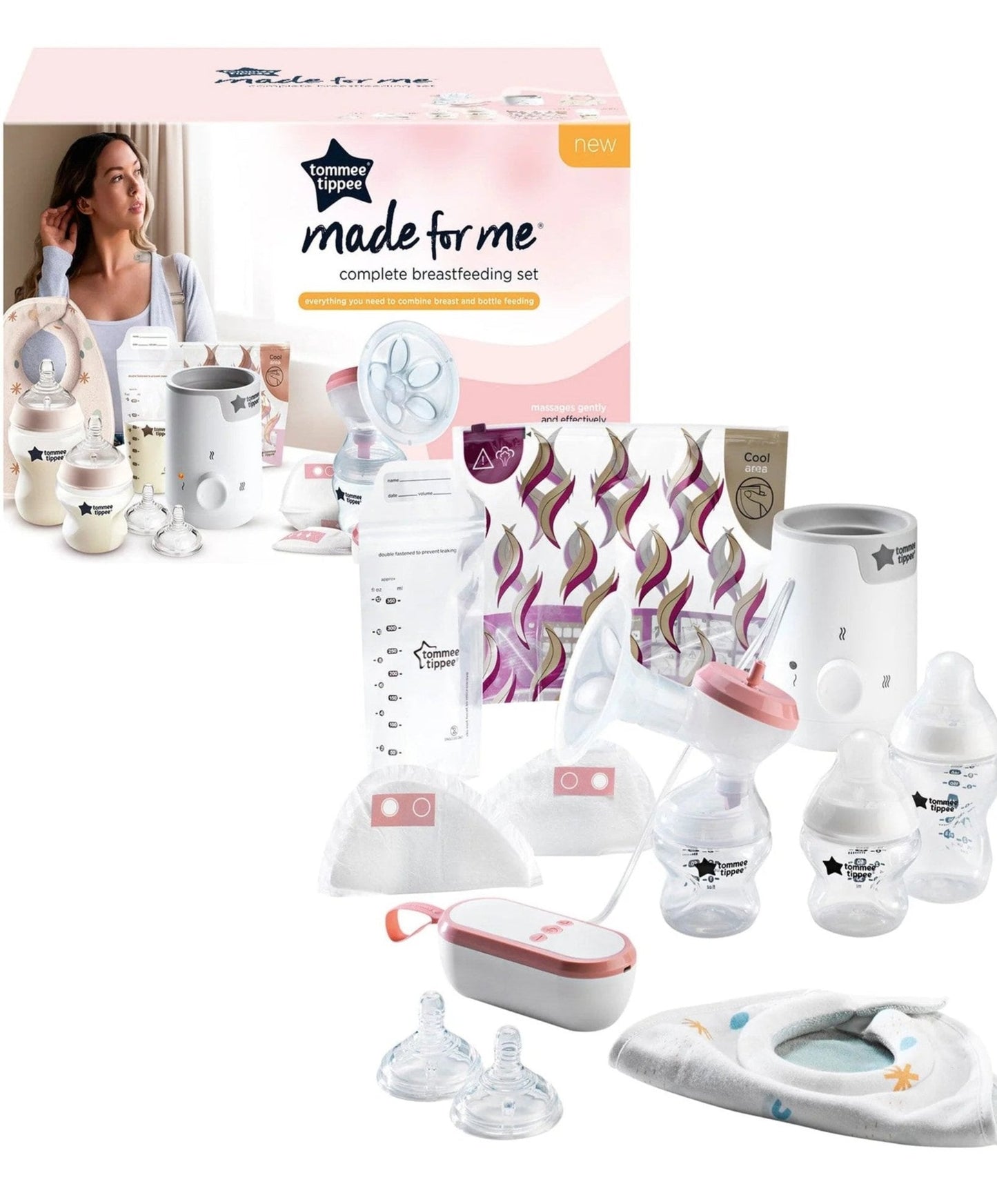 Tommee tippee complete breast feeding kit