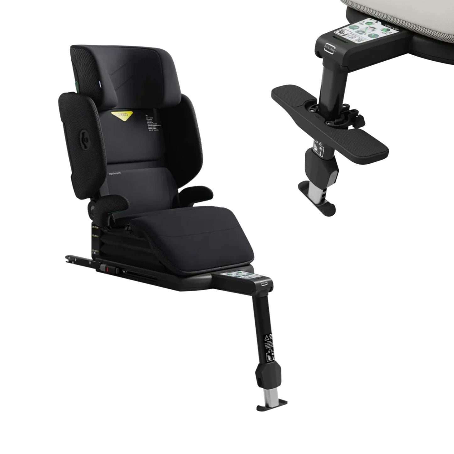 xAxkid UP - Storm Black with Footrest