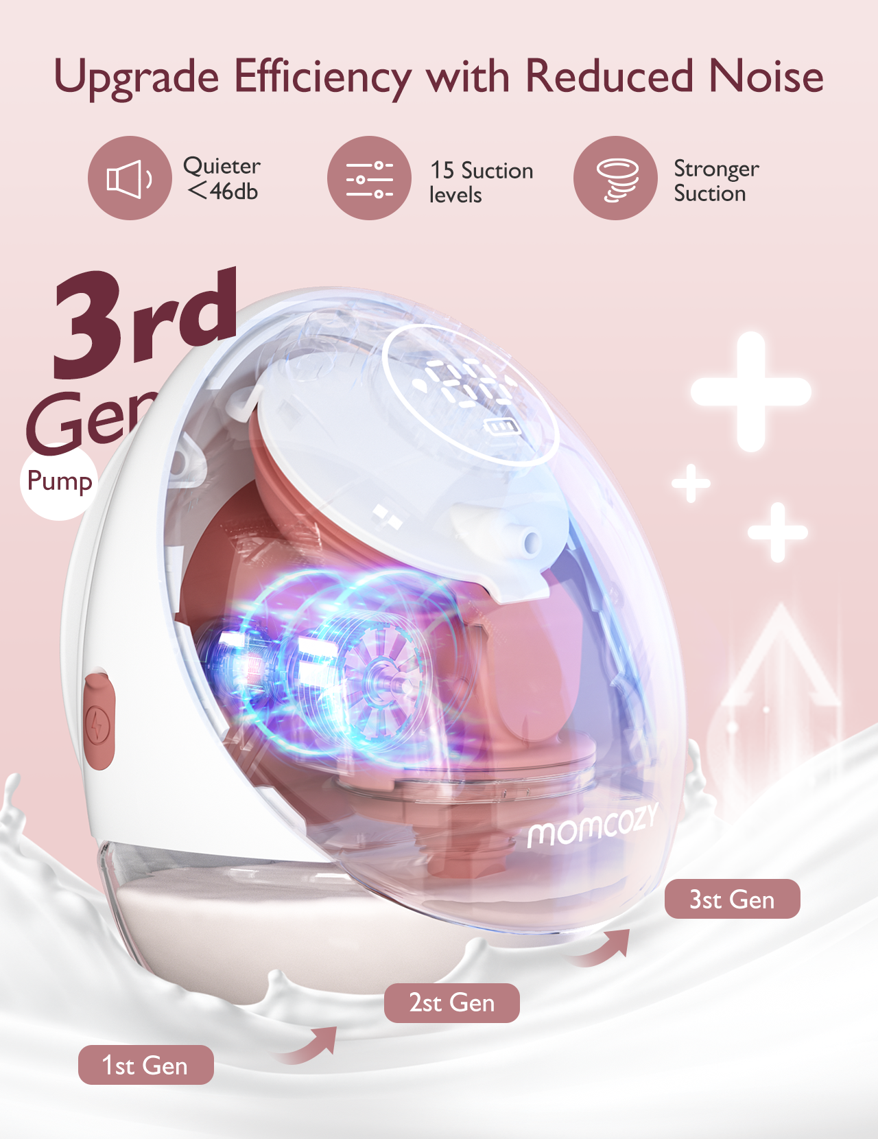 Momcozy M9 Mobile Breast Pump Double