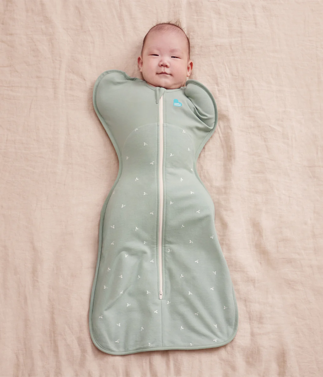 Love To Dream Swaddle Up Small (8-13lbs)  1.5TOG Fleece Twigs Olive