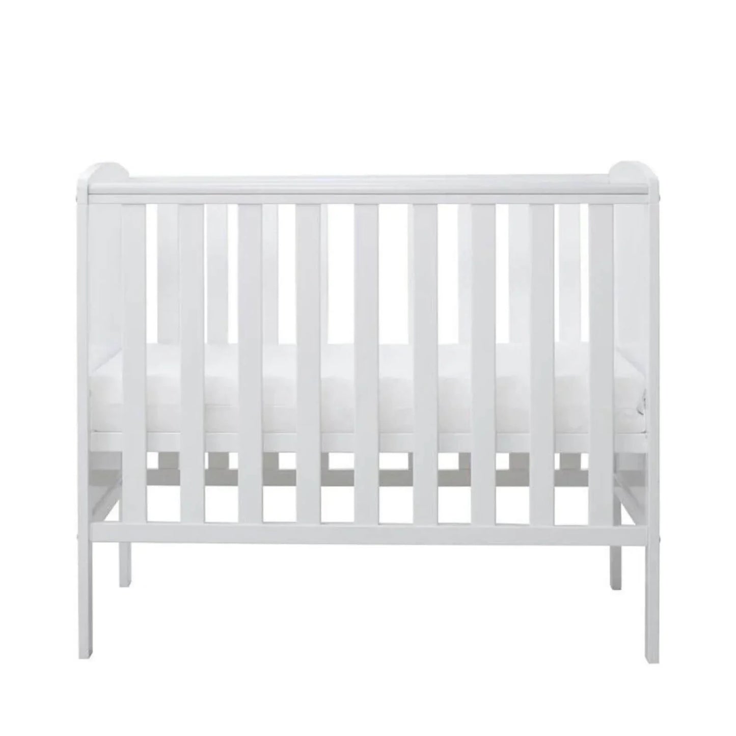 Ickle Bubba Coleby Space Saver Cot White - Without Mattress