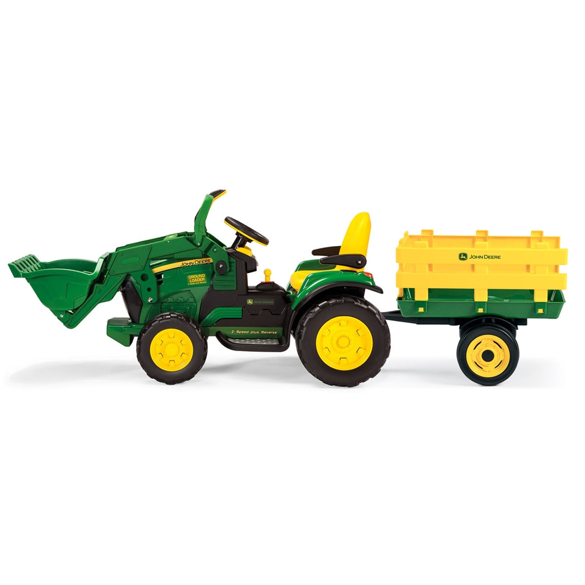 Peg Perego John Deere Ground Loader 12V Tractor with Scoop, 3+ years