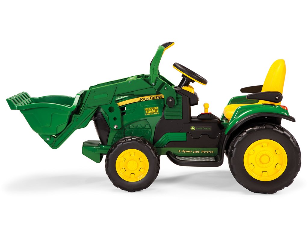 Peg Perego John Deere Ground Loader 12V Tractor with Scoop, 3+ years