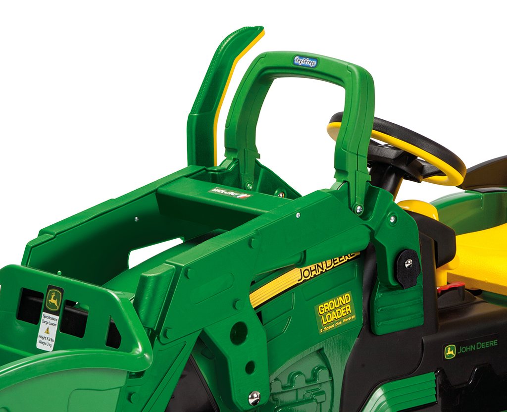 Peg Perego John Deere Ground Loader 12V Tractor with Scoop, 3+ years