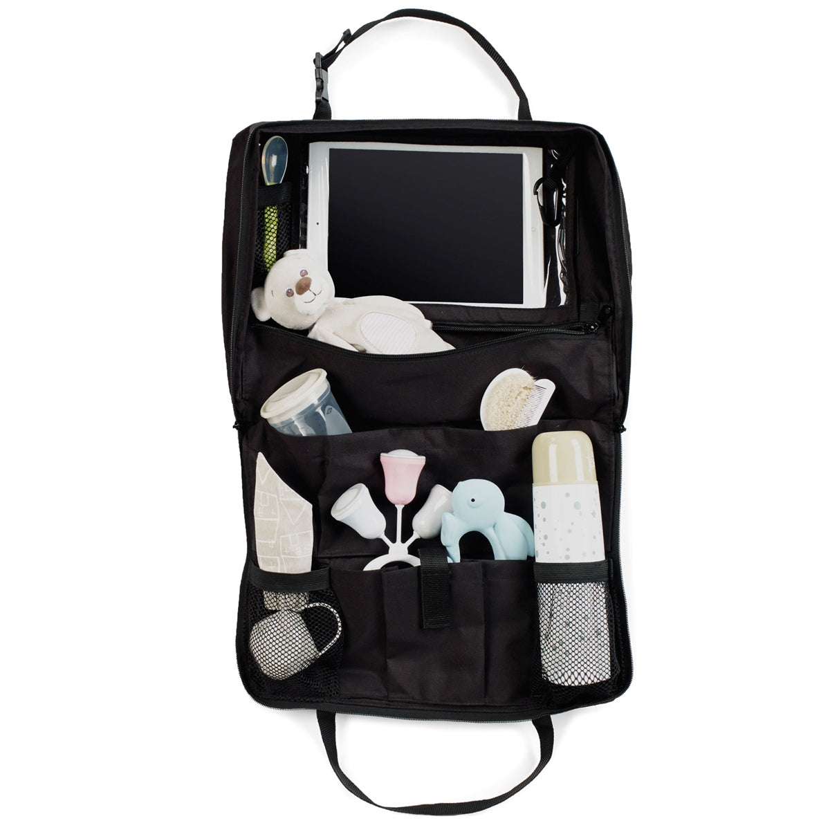 Jané Backseat Car Organiser with Tablet Holder and Seat Protector