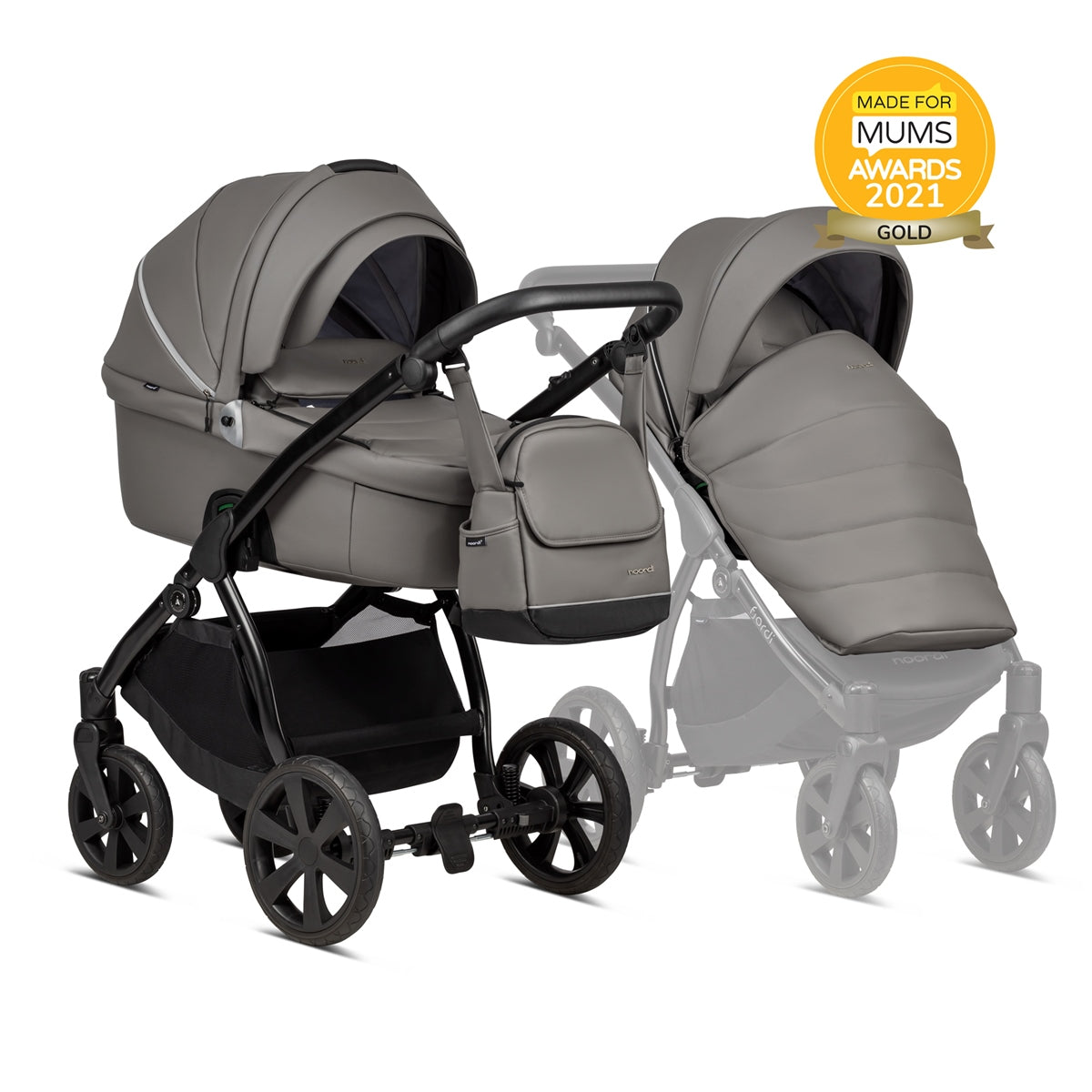 Noordi Fjordi Leather 2in1 Pram