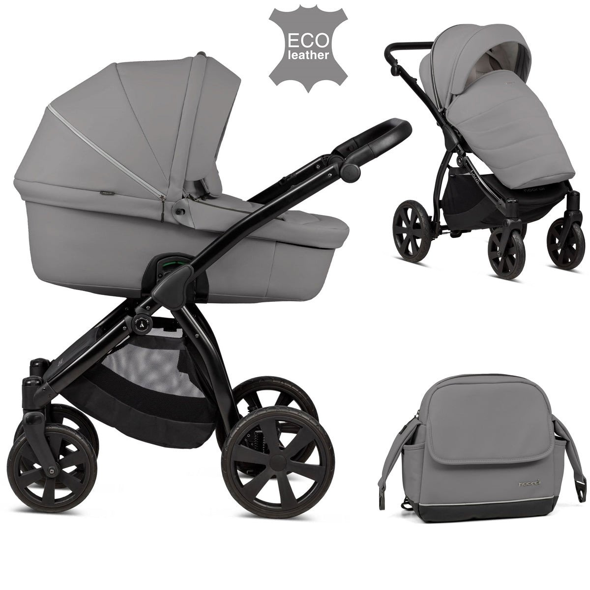 Noordi Fjordi Leather 2in1 Pram