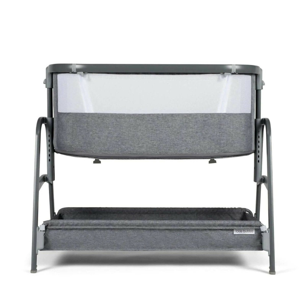 Ickle Bubba Bubba&Me Bedside Crib - Space Grey