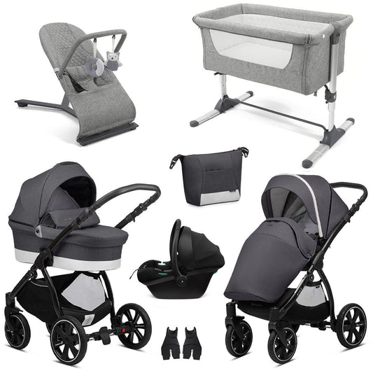 Noordi Sole Go Nursery & Travel System Bundle, Antracite