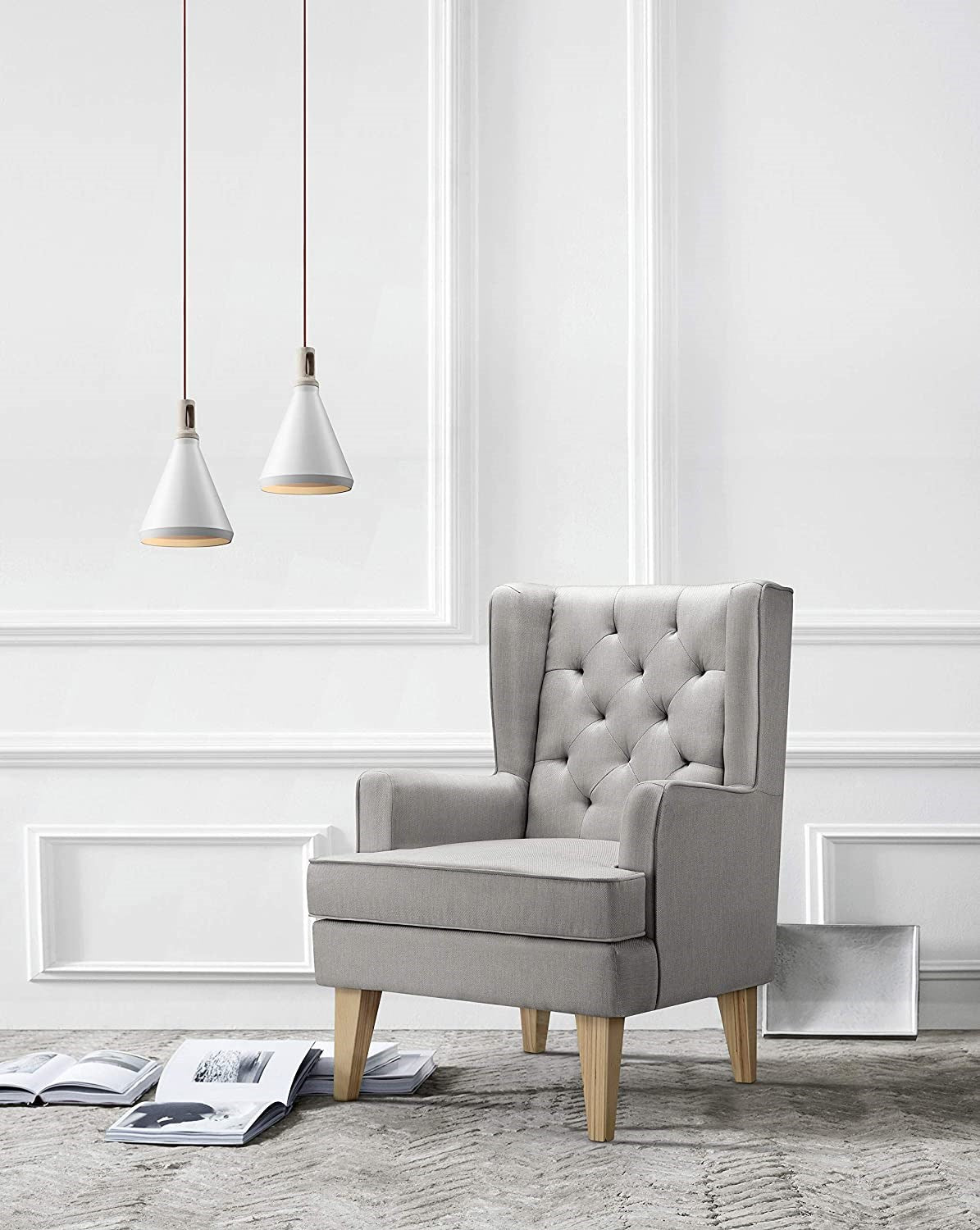 Cocoon Evoke 4-in-1 Nursery Room Set, Dove Grey / Natural Wash