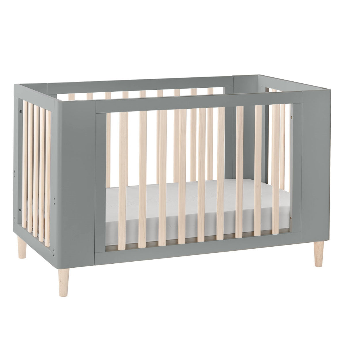 Cocoon Evoke 4-in-1 Nursery Room Set, Dove Grey / Natural Wash