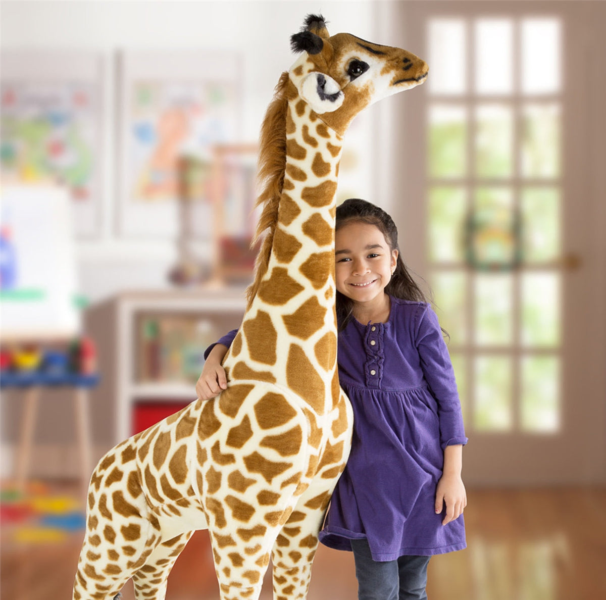Melissa & Doug Giant Giraffe Plush Soft Toy