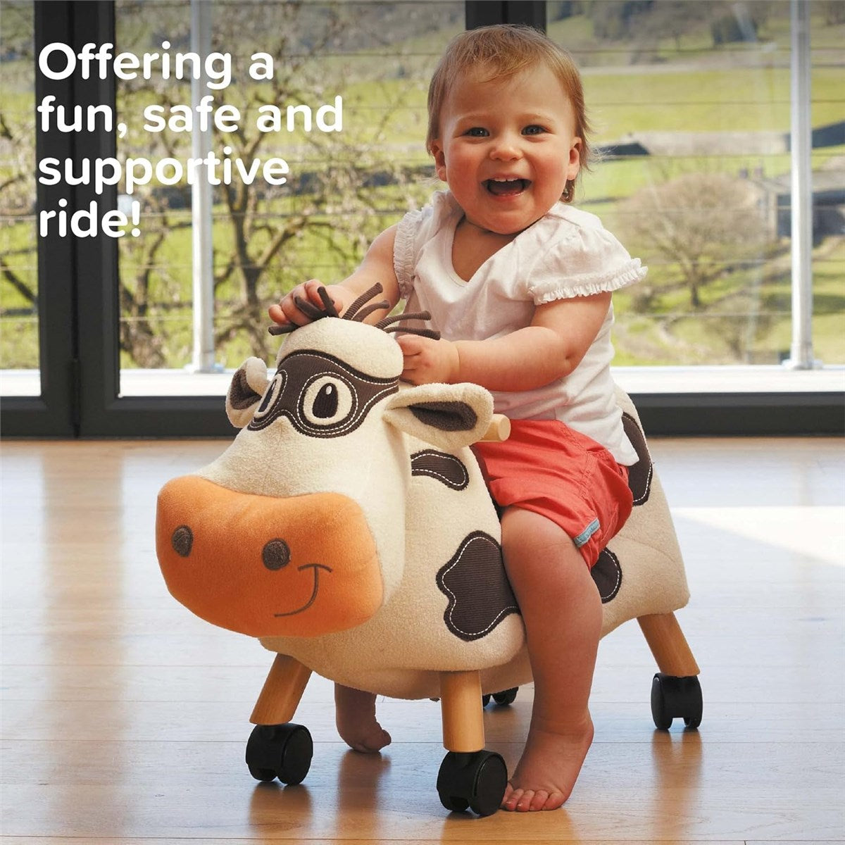 Little Bird Told Me Moobert Animal Ride On Toy