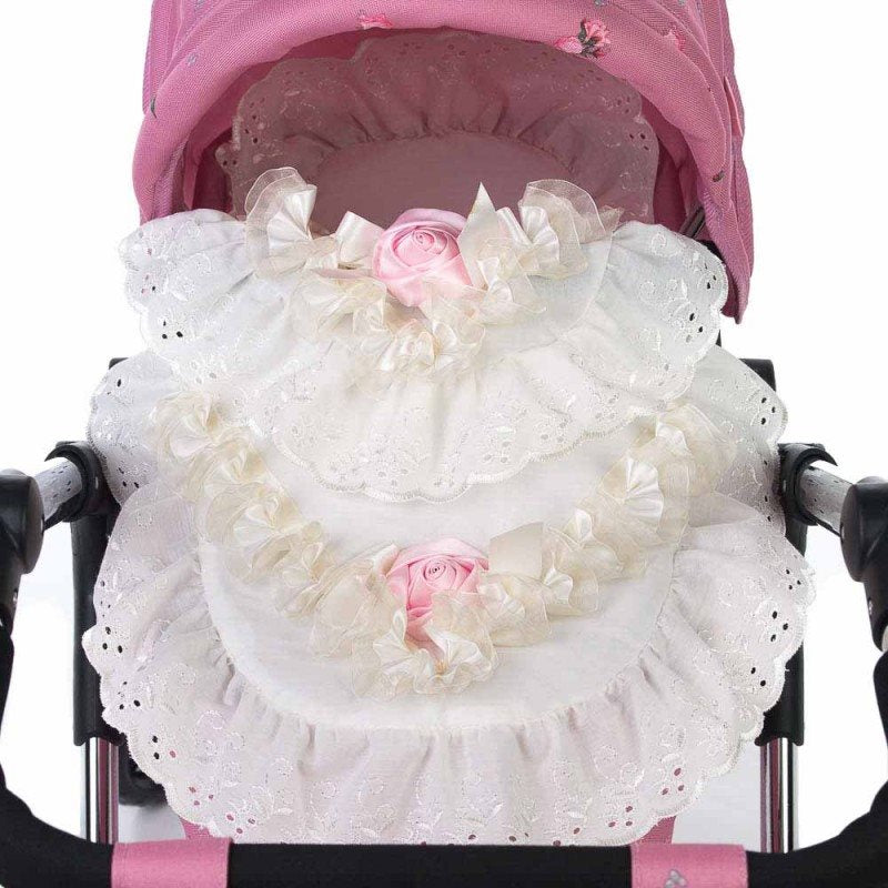 Roma Dolls Pram 2 Piece Bedding Set