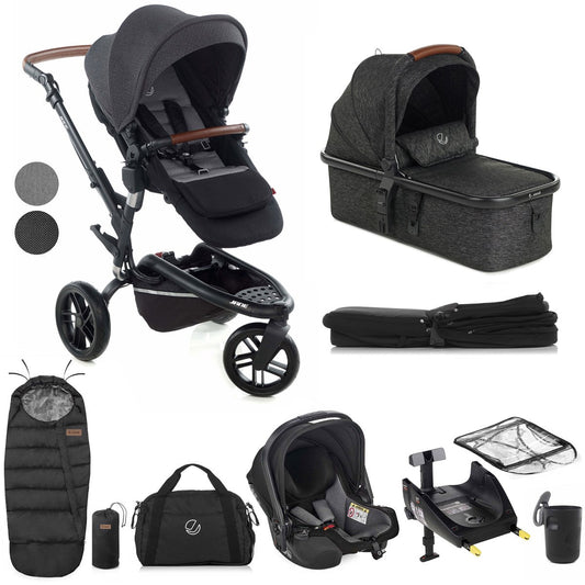 Jane Trider + Micro Pro + Koos iSize R1 - 10 Piece Travel System Bundle