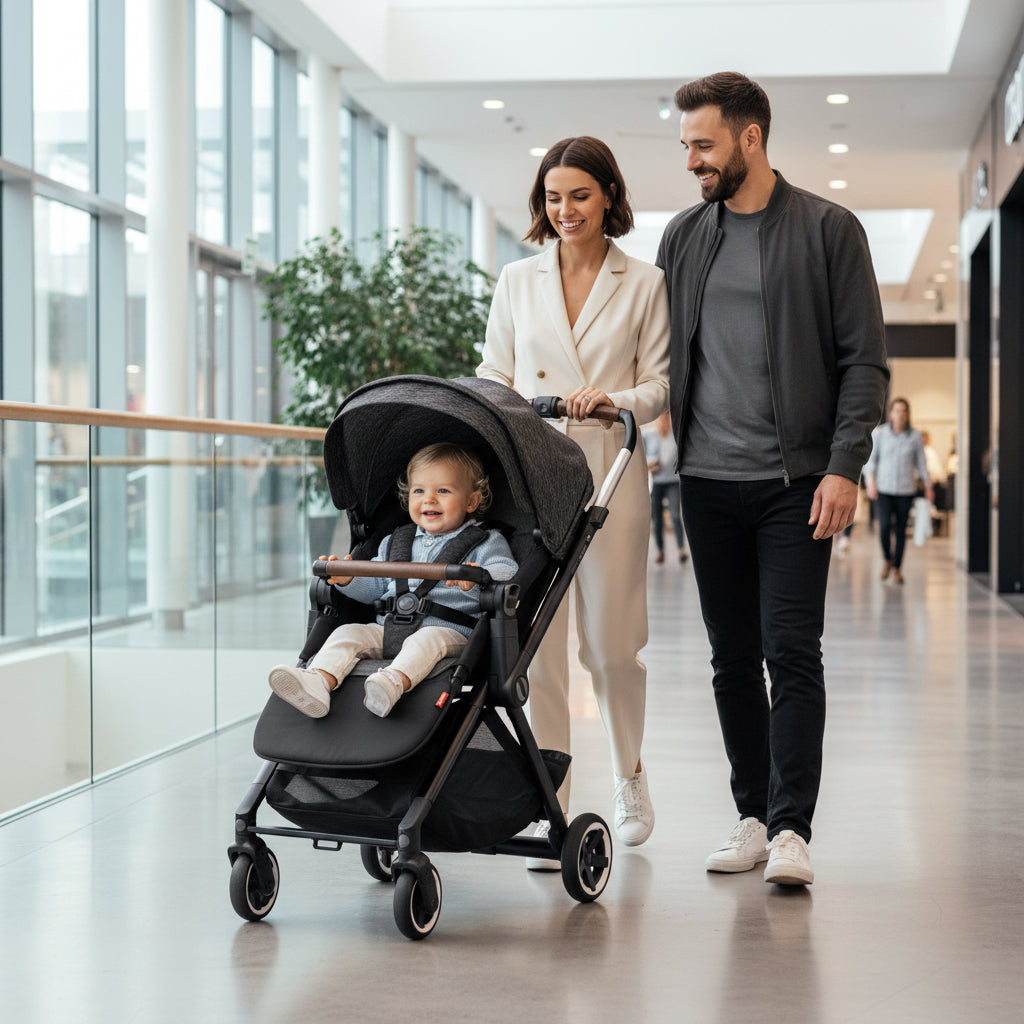 Jane Newel Pushchair - Cold Black