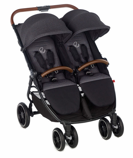 Jane Twinlink Pushchair, Cold Black 2022 (Open Box)