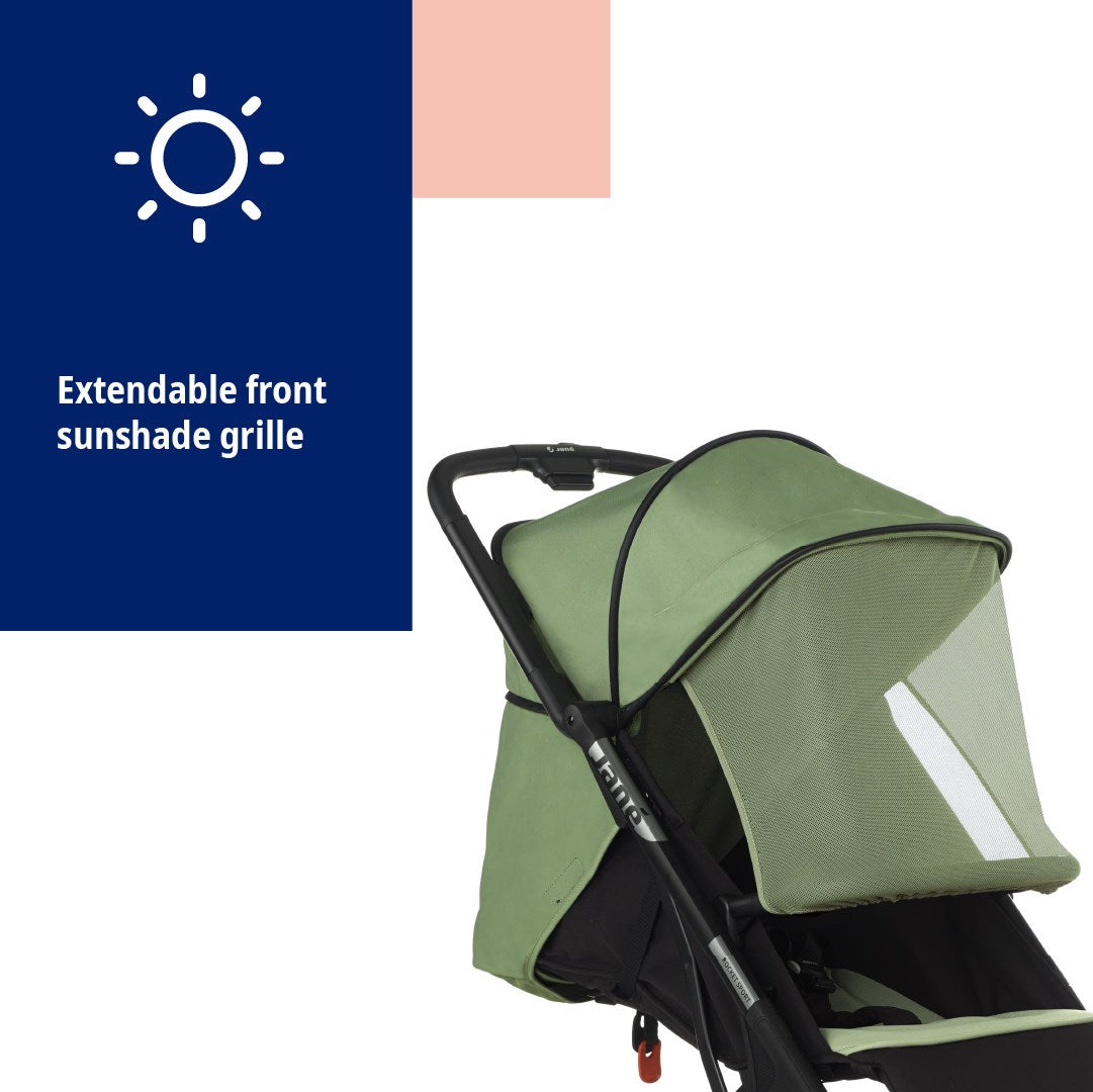 Jane Rocket Sport Luxe Pushchair with Raincover & Footmuff / Seat Liner