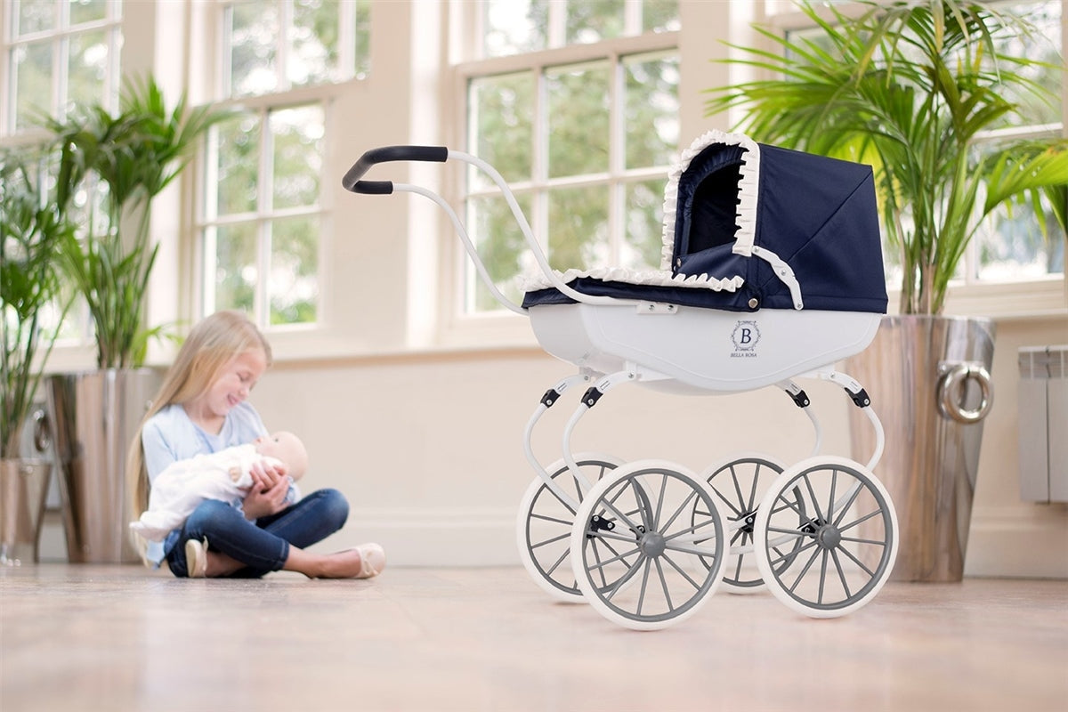 Johnston's Bella Rosa Windsor Carriage Dolls Pram