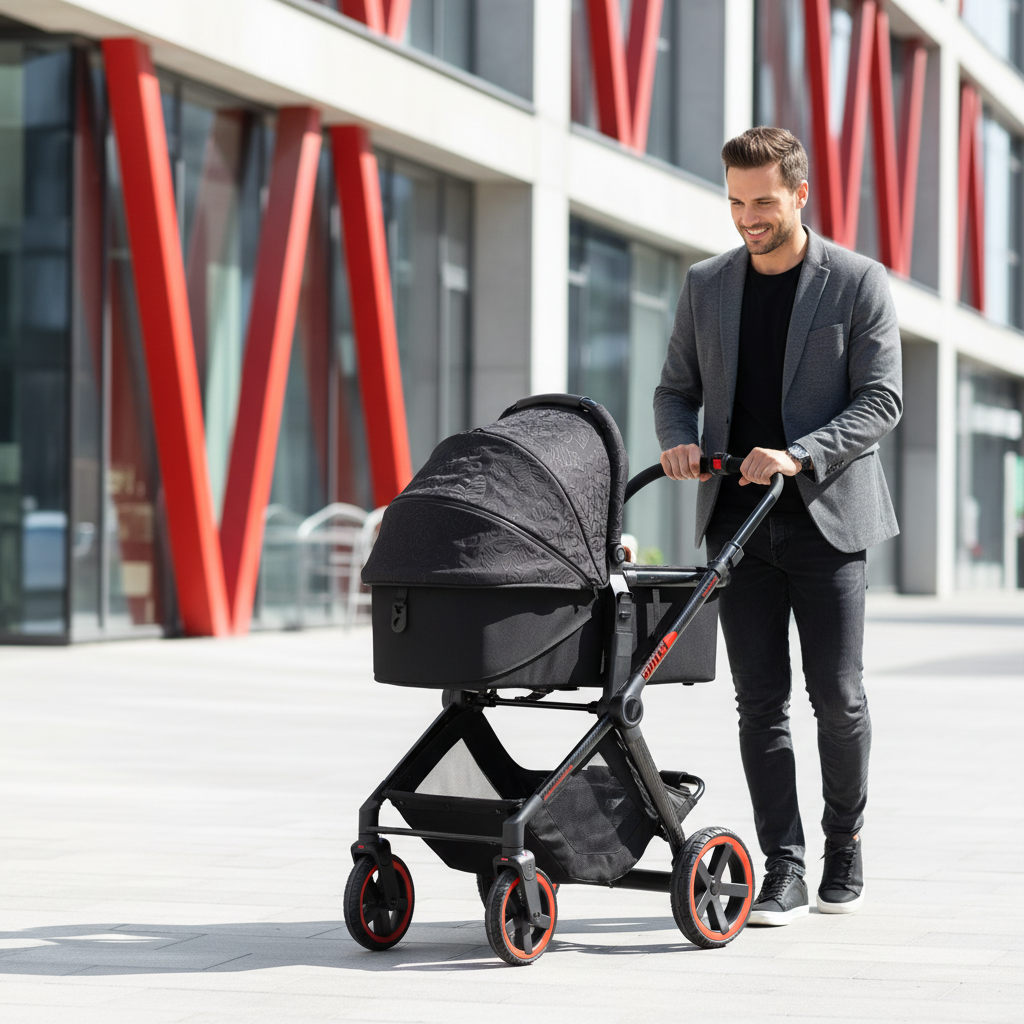 Jané Limited Edition Crosslight Pro Carbon 3in1 Travel System with Koos Car Seat