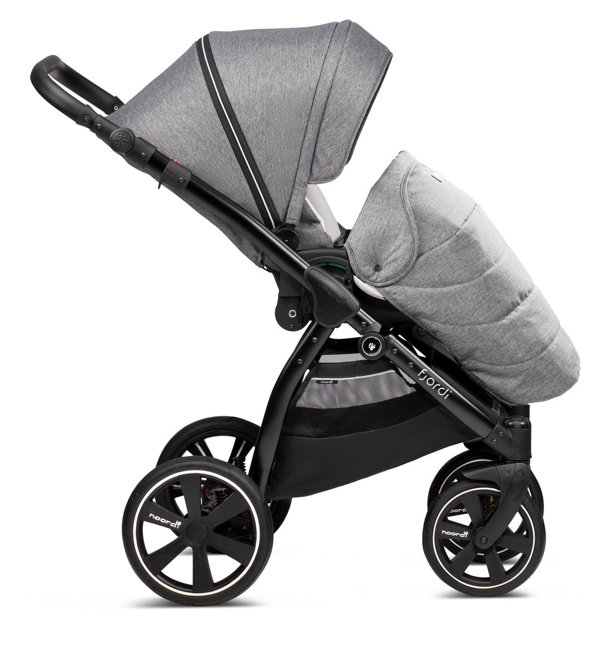 Noordi Fjordi 2022, 3in1 Travel System, Grey (Open Box)
