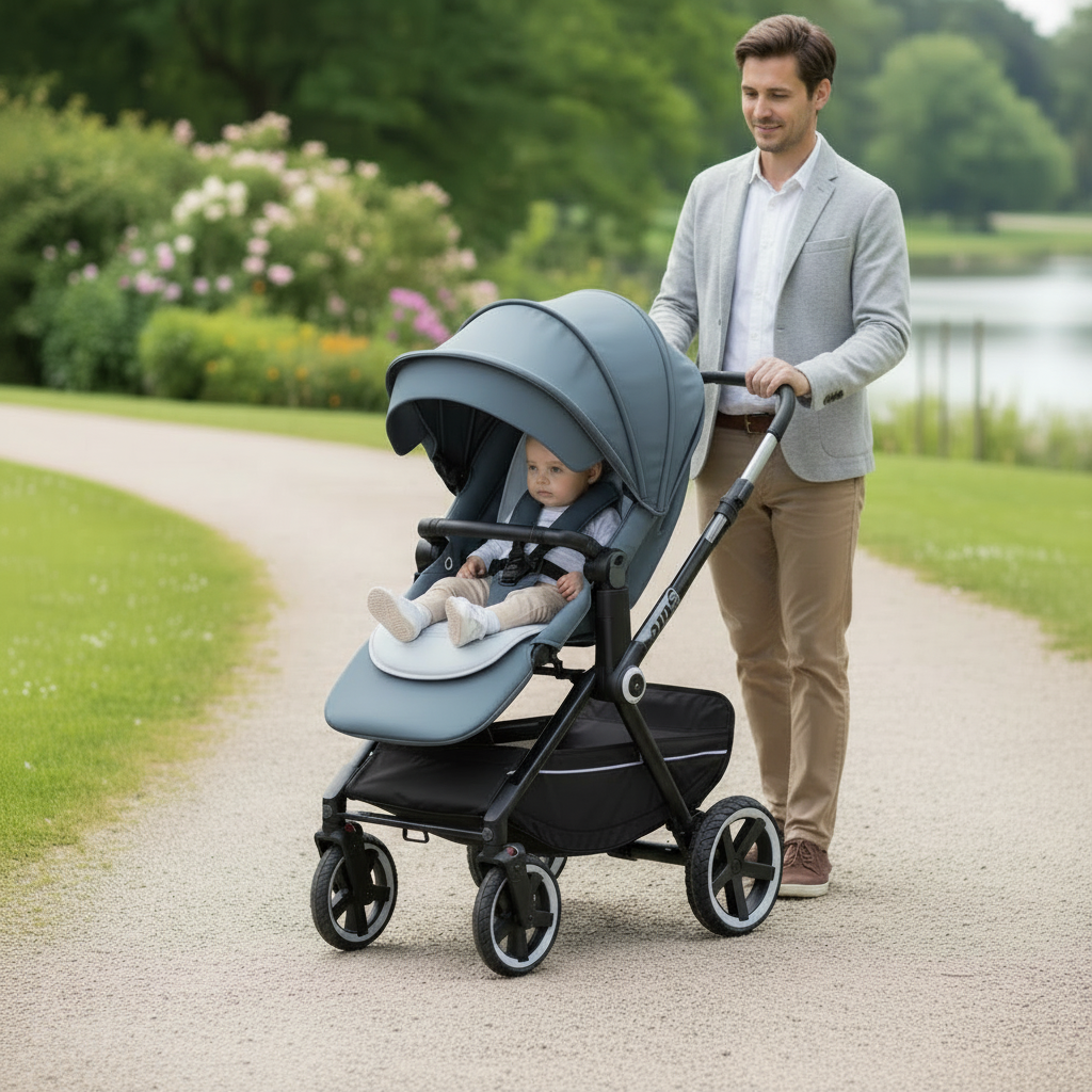 Jane Crosslight 3, 3-in-1 Travel System with Sweet Carrycot & Koos iSize Car Seat Bundle