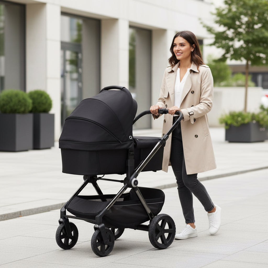 Jane Crosslight-3 Trio Koos Travel System, Special Edition Silver Shadow