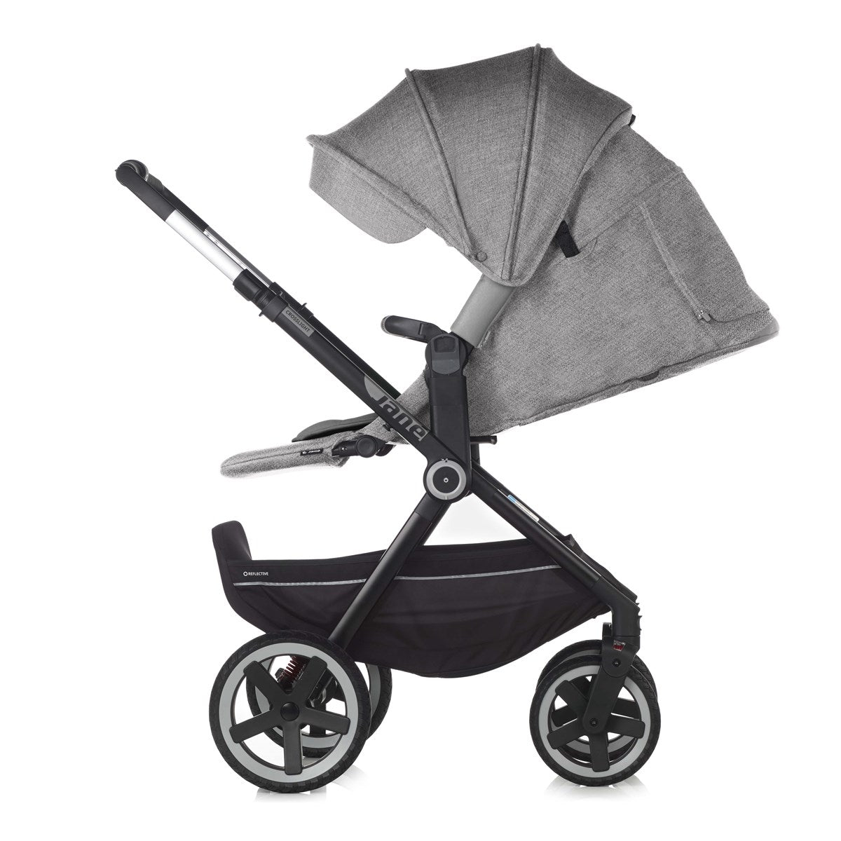 Jane Crosslight-3 + Sweet + Koos iSize, 10 Piece Travel System Bundle