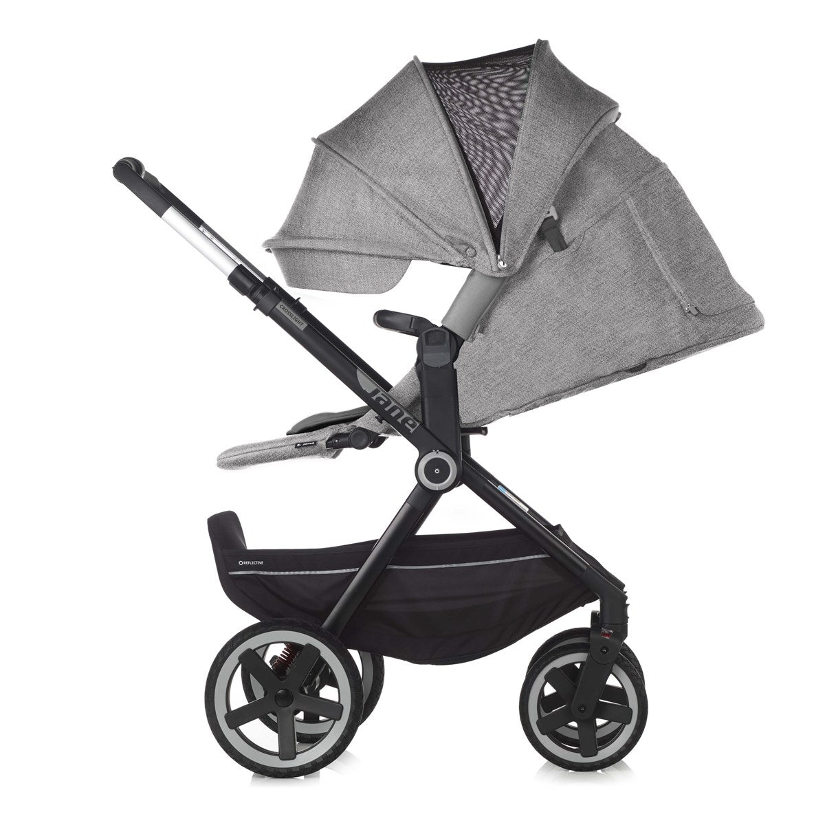 Jane Crosslight-3 + Sweet + Koos iSize, 10 Piece Travel System Bundle