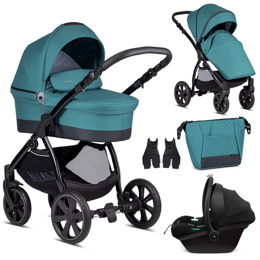 Noordi Sole Go 3in1 Travel System, Teal (Open Box)