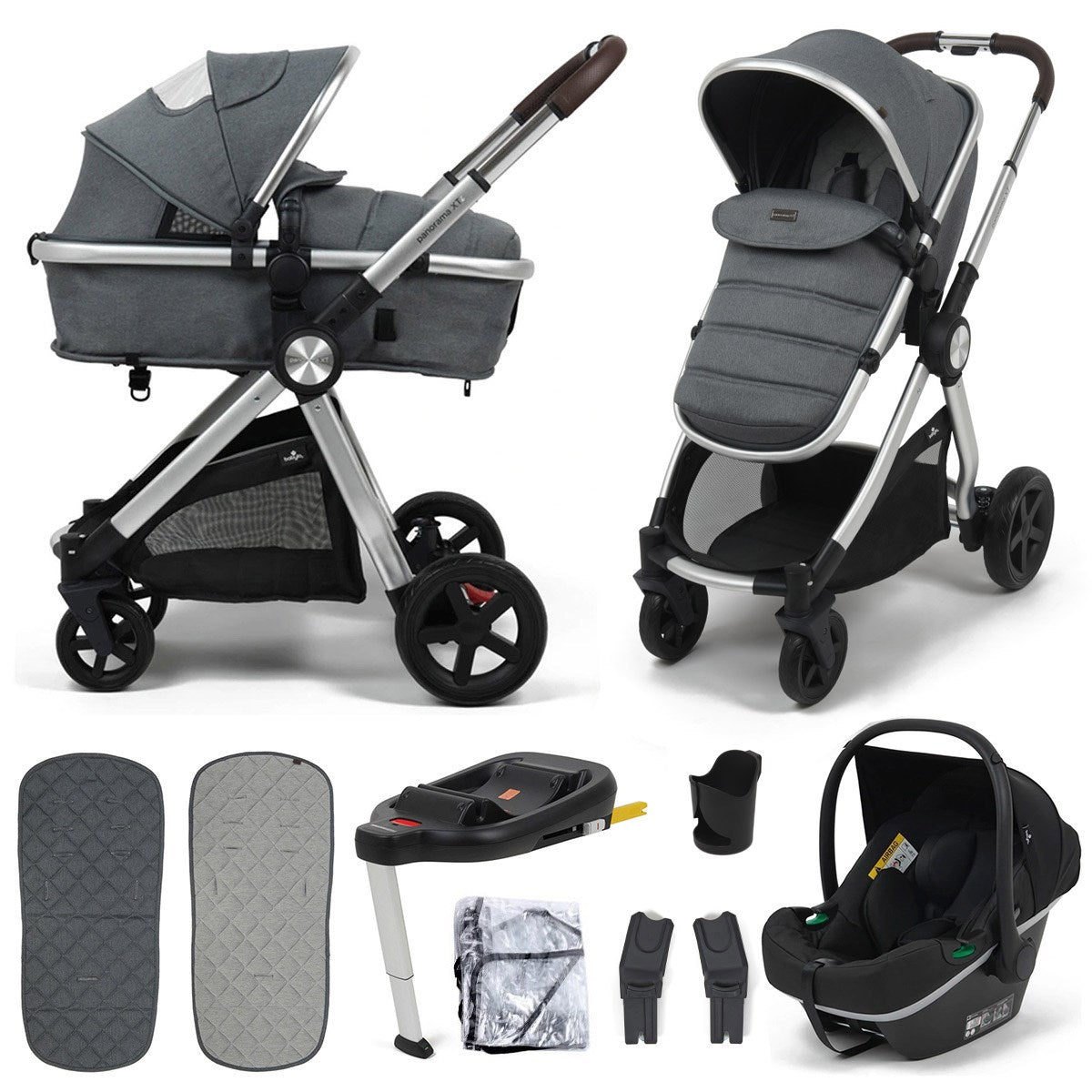 Panorama XTi Nursery & Travel System Bundle – Complete Newborn Starter Set