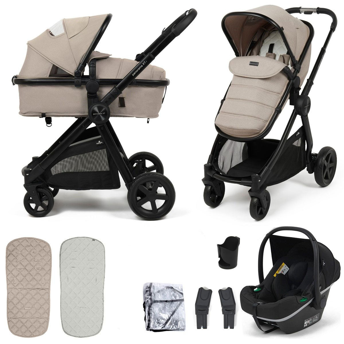 Panorama XTi Nursery & Travel System Bundle – Complete Newborn Starter Set