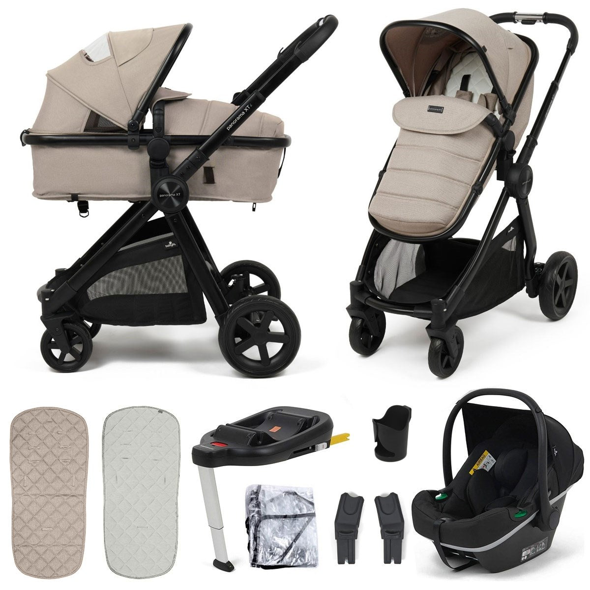 Panorama XTi Nursery & Travel System Bundle – Complete Newborn Starter Set